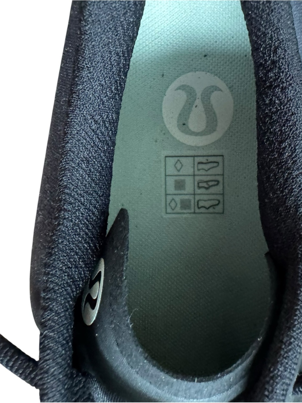 Lululemon Blissfeel Running Shoe Black White Women’s Sz 8.5 New W/out Box - Picture 7 of 8